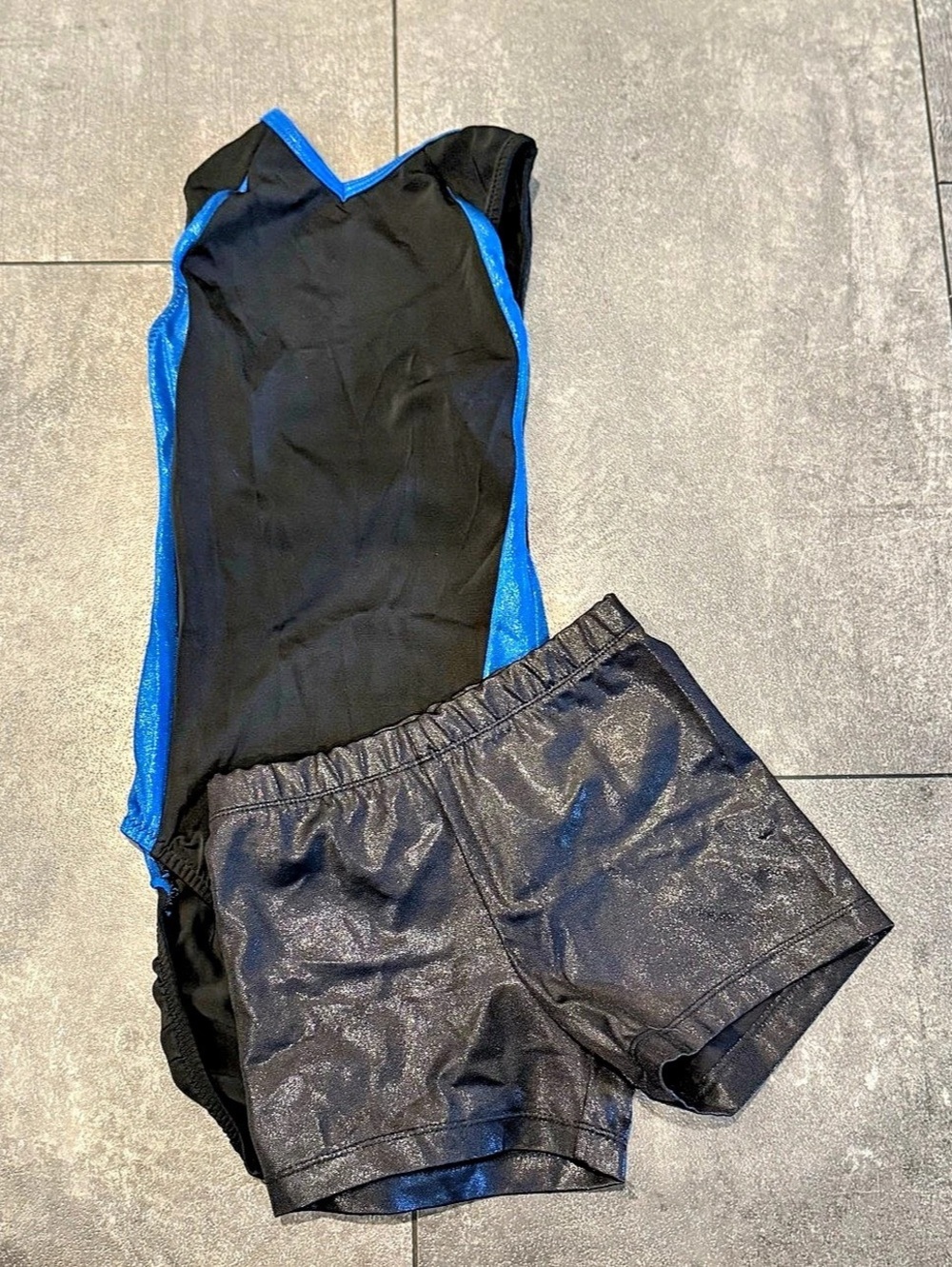 Gymnastics Leotard with matching shorts AXS